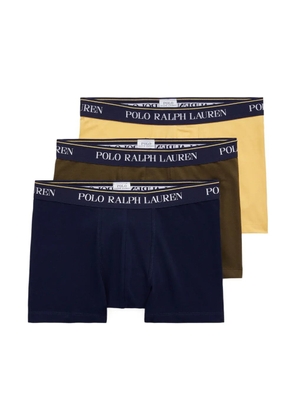 Polo Ralph Lauren logo-waistband trunks (set of three) - Blue