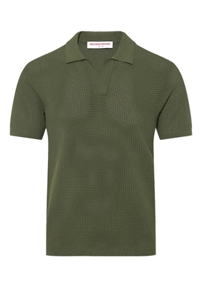 Orlebar Brown Roddy waffle-knit T-shirt - Green