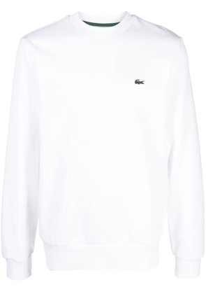 Lacoste logo-embroidered sweatshirt - White