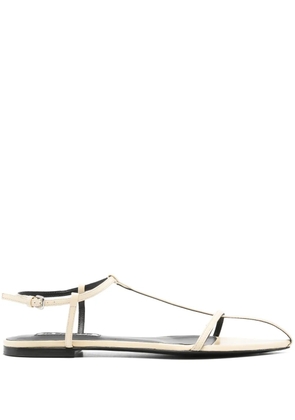 Jil Sander Cage flat sandals - Neutrals
