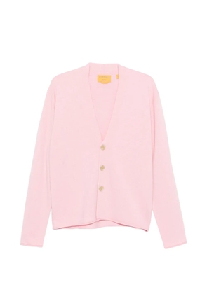 Guest In Residence V-neck long-sleeve cardigan - Pink