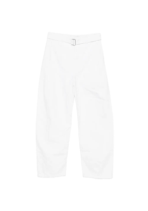 LEMAIRE belted jeans - White
