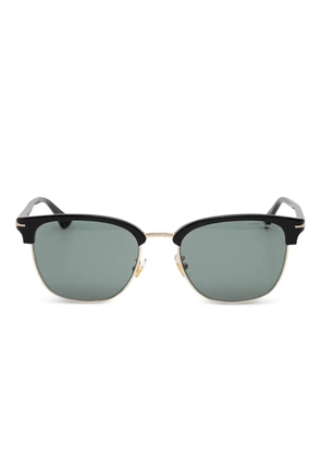 MONT BLANC EYEWEAR browline-frame sunglasses - Black