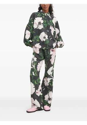 Stine Goya floral-print mock-neck blouse - Black