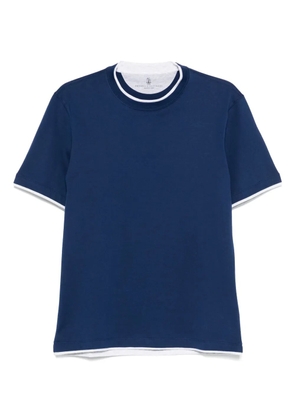 Brunello Cucinelli cotton T-shirt - Blue
