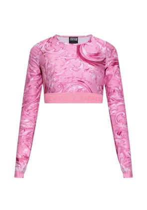 Versace Jeans Couture pattern-detail top - Pink