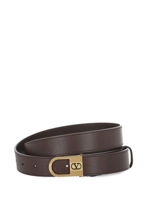 Valentino Garavani VLogo-buckle belt - Brown