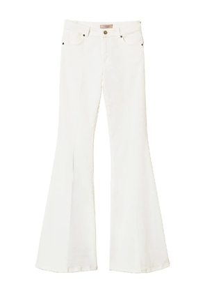 TWINSET flared trousers - White