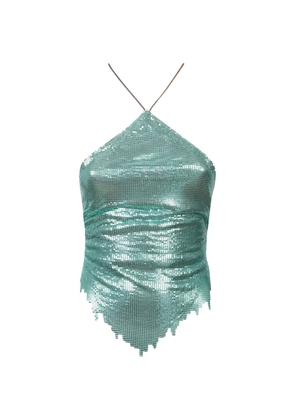 POSTER GIRL halterneck top - Green