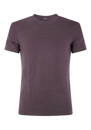 TOM FORD crew-neck short-sleeve T-shirt - Brown