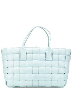 Bottega Veneta Pre-Owned 2012-2024 Large Lambskin Intreccio Padded tote bag - Blue