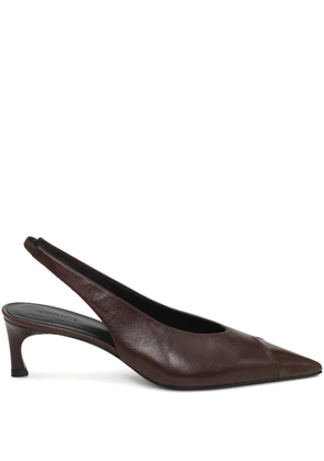 ROTATE BIRGER CHRISTENSEN slingback leather pumps - Brown