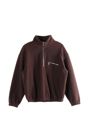 Rier half-zip fleece sweatshirt - Brown