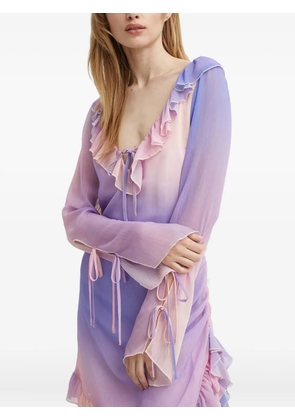 Résumé ruffled tie dress - Purple