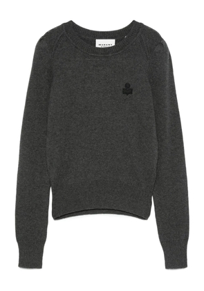 MARANT ÉTOILE embroidered long-sleeves sweater - Grey