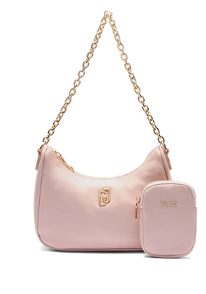 LIU JO logo-plaque shoulder bag - Pink