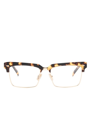 Miu Miu Eyewear MU11XV square-frame glasses - Brown