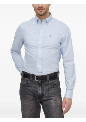 Gant logo-embroidered shirt - Blue