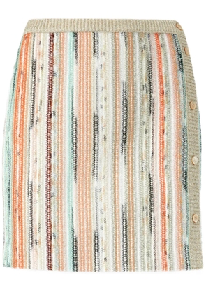 Missoni striped mini skirt - Neutrals
