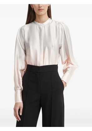 Bruuns Bazaar ombre puff-shoulder shirt - Neutrals