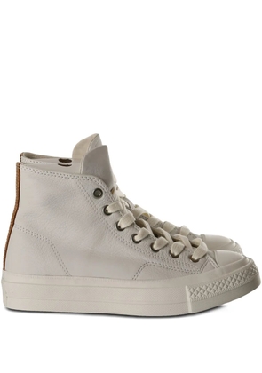 Converse high-top leather sneakers - Neutrals