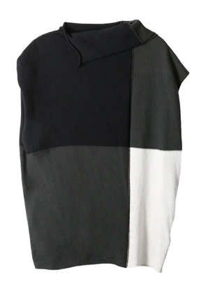 Y's patchwork top - Black