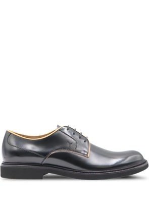 Tod's leather derby shoes - Black