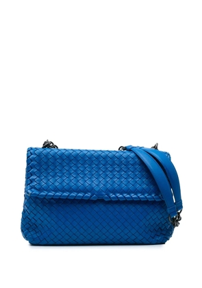 Bottega Veneta Pre-Owned 2012-2024 Medium Nappa Intrecciato Olimpia shoulder bag - Blue
