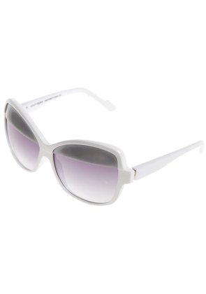 Courrèges bi-colour sunglasses - White