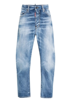 DSQUARED2 straight-leg cropped jeans - Blue