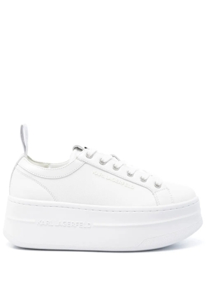 Karl Lagerfeld logo-appliqué sneakers - White