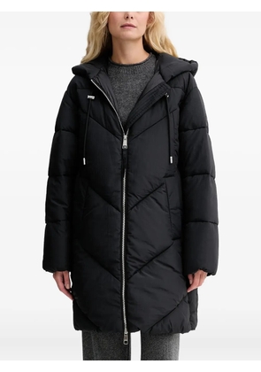 BOSS hooded-neckline padded jacket - Black