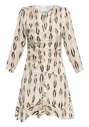 ISABEL MARANT Octavia mini dress - Neutrals