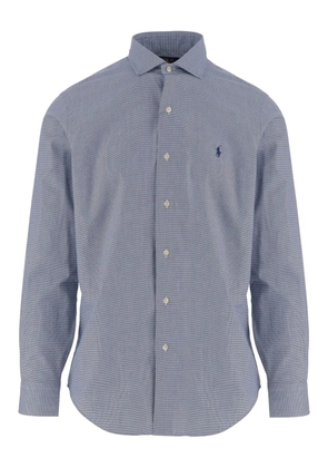 Polo Ralph Lauren checked-pattern cotton shirt - Blue