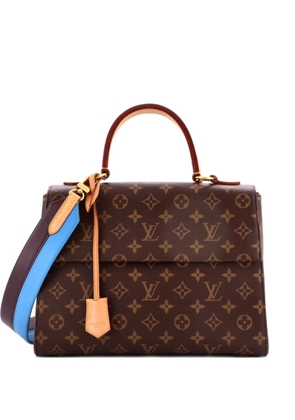 Louis Vuitton Pre-Owned Cluny Top Handle Bag Monogram Canvas MM shoulder bag - Brown