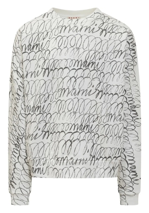 Marni printed sweatshirt - White