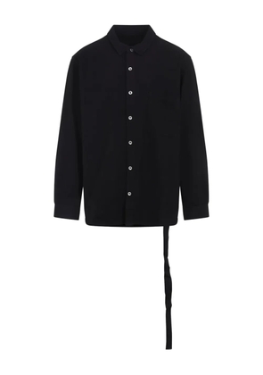 Rick Owens DRKSHDW pocket trailing-tail shirt - Black
