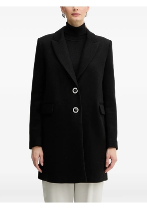 Armani Exchange single-breasted coat - Black