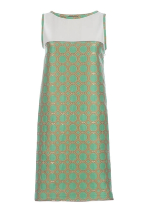 Mantu Patterned shift dress - Green