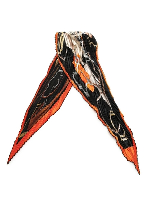 Hermès Pre-Owned 2000-2020 Silk Projets Carres Plisse Scarf scarves - Black