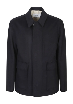 Lardini button wool jacket - Blue