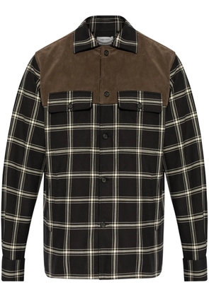 Alexander McQueen checked shirt - Brown