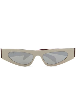Gucci Eyewear logo-print sunglasses - Silver