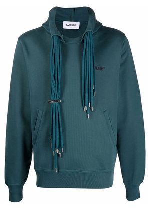 AMBUSH multicord hooded sweatshirt - Blue