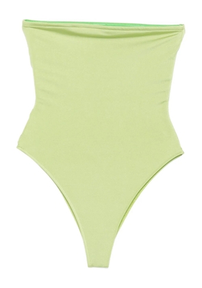 Roberta Einer x Kiss ‘n Thrill Matilda strapless swimsuit - Green
