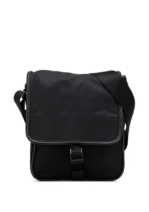 Prada Pre-Owned 2013-2024 Tessuto Buckle Messenger Bag crossbody bag - Black