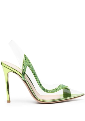 Gianvito Rossi Hortensia 105mm slingback pumps - Green