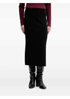 Joseph Ribkoff slit midi skirt - Black