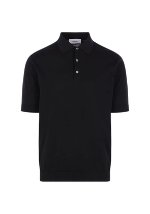 Lardini button polo shirt - Black