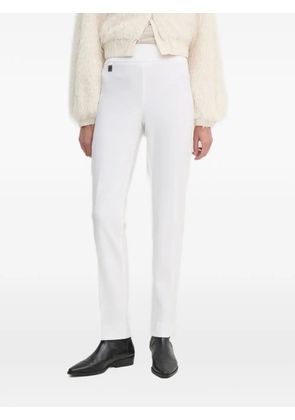 Joseph Ribkoff logo-plaque trousers - White